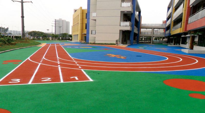 硅pu場(chǎng)地材料廠家介紹硅PU籃球場(chǎng)施工方案